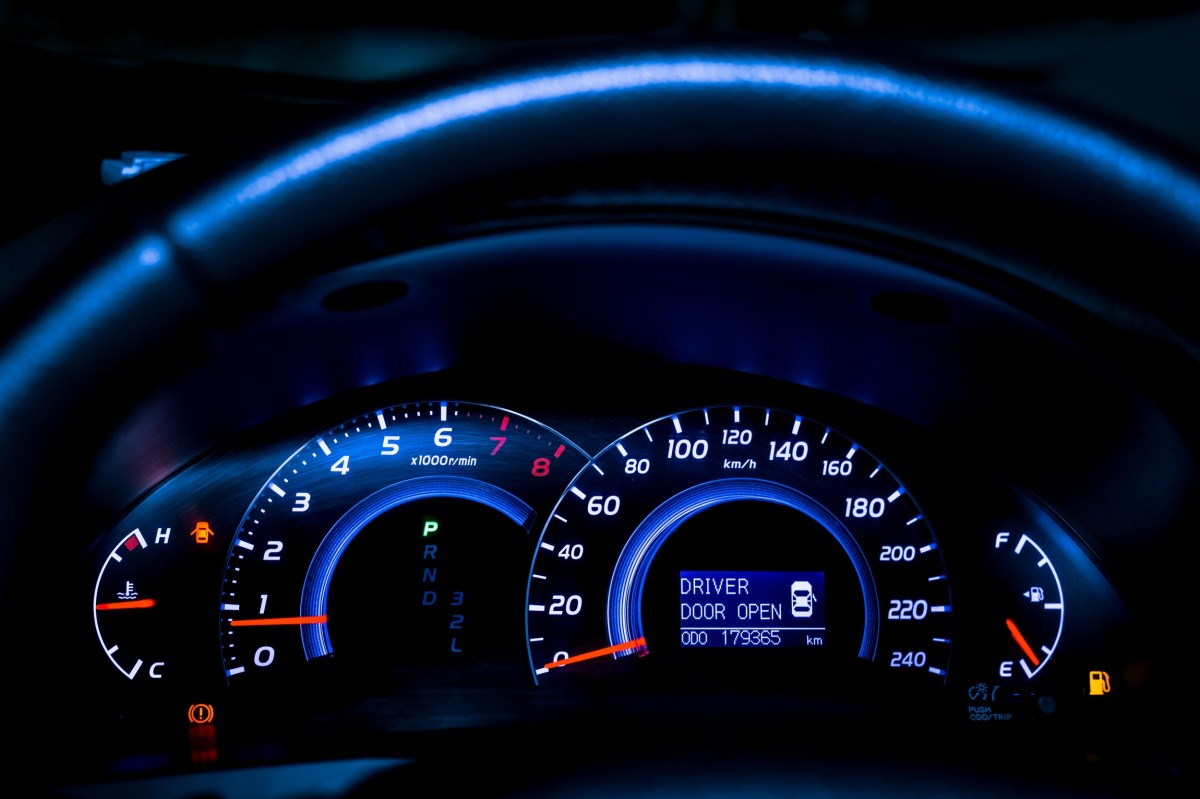 gauges on a vehicle 